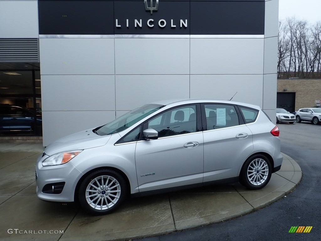 2015 C-Max Hybrid SEL - Ingot Silver Metallic / Charcoal Black photo #1
