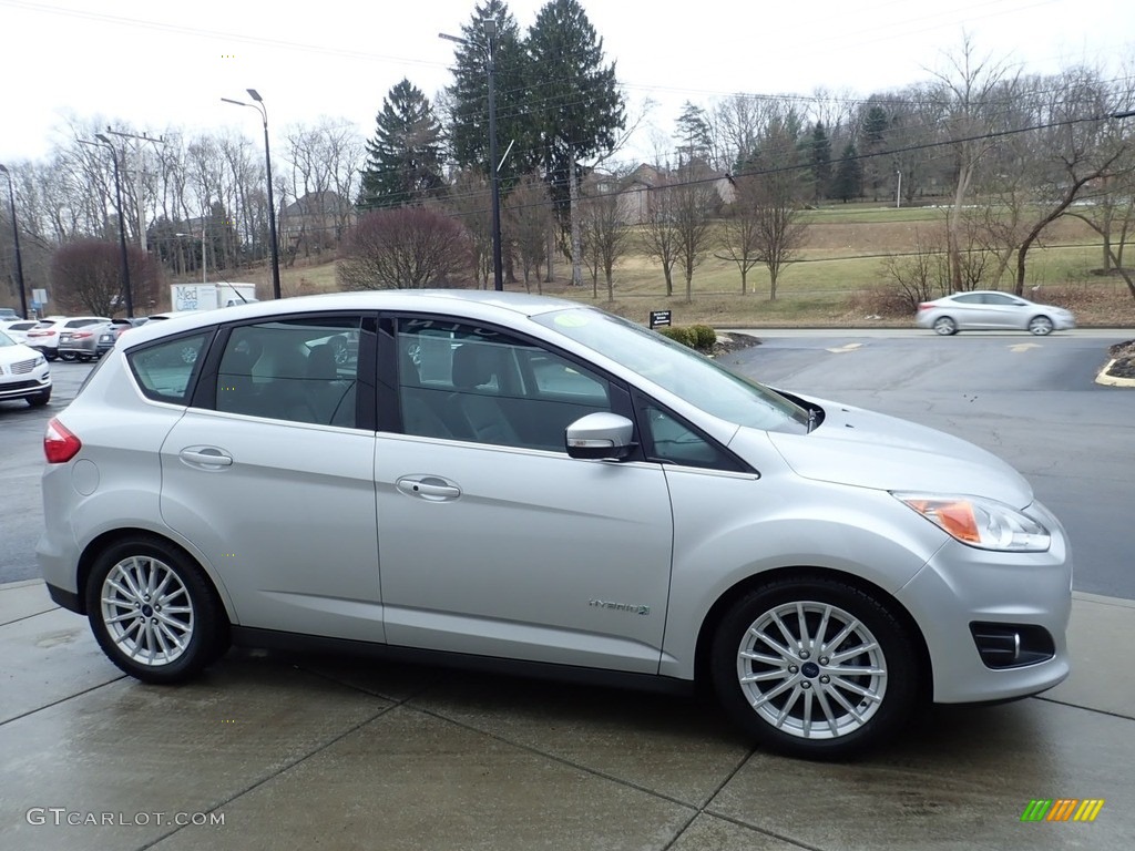 2015 C-Max Hybrid SEL - Ingot Silver Metallic / Charcoal Black photo #7