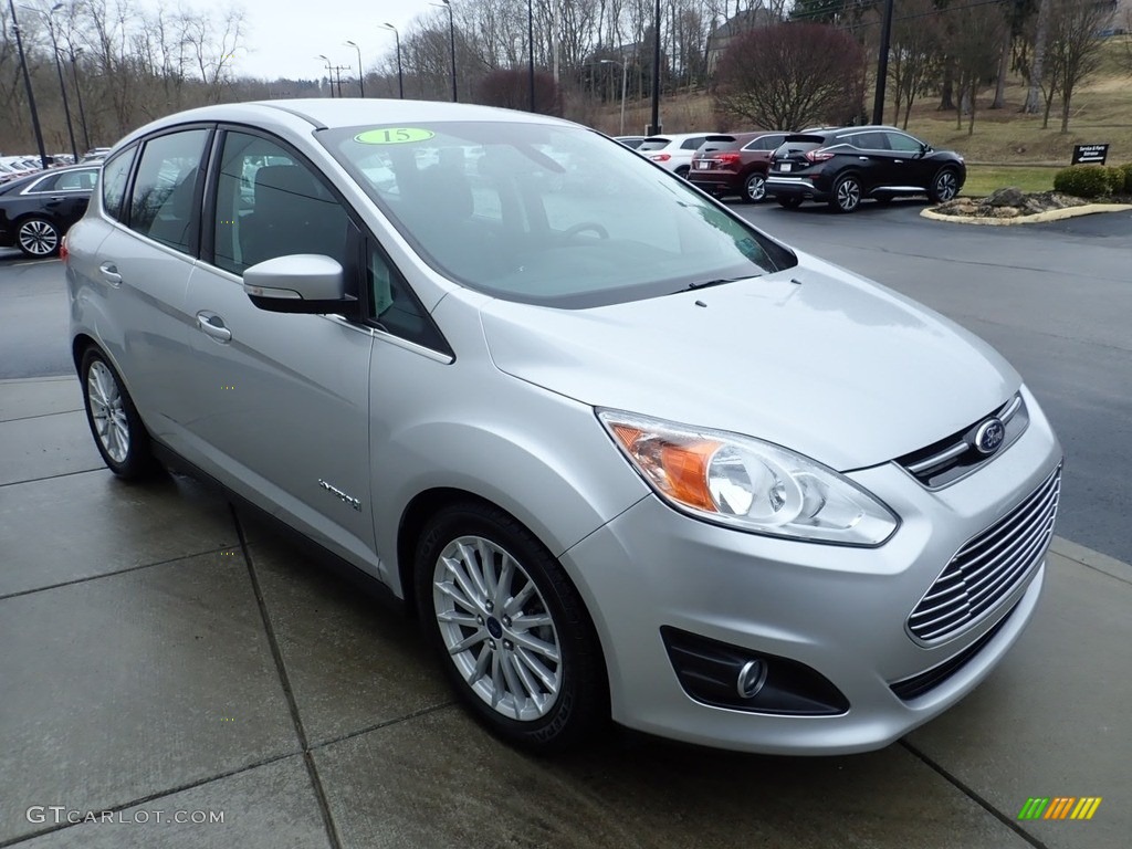 2015 C-Max Hybrid SEL - Ingot Silver Metallic / Charcoal Black photo #8