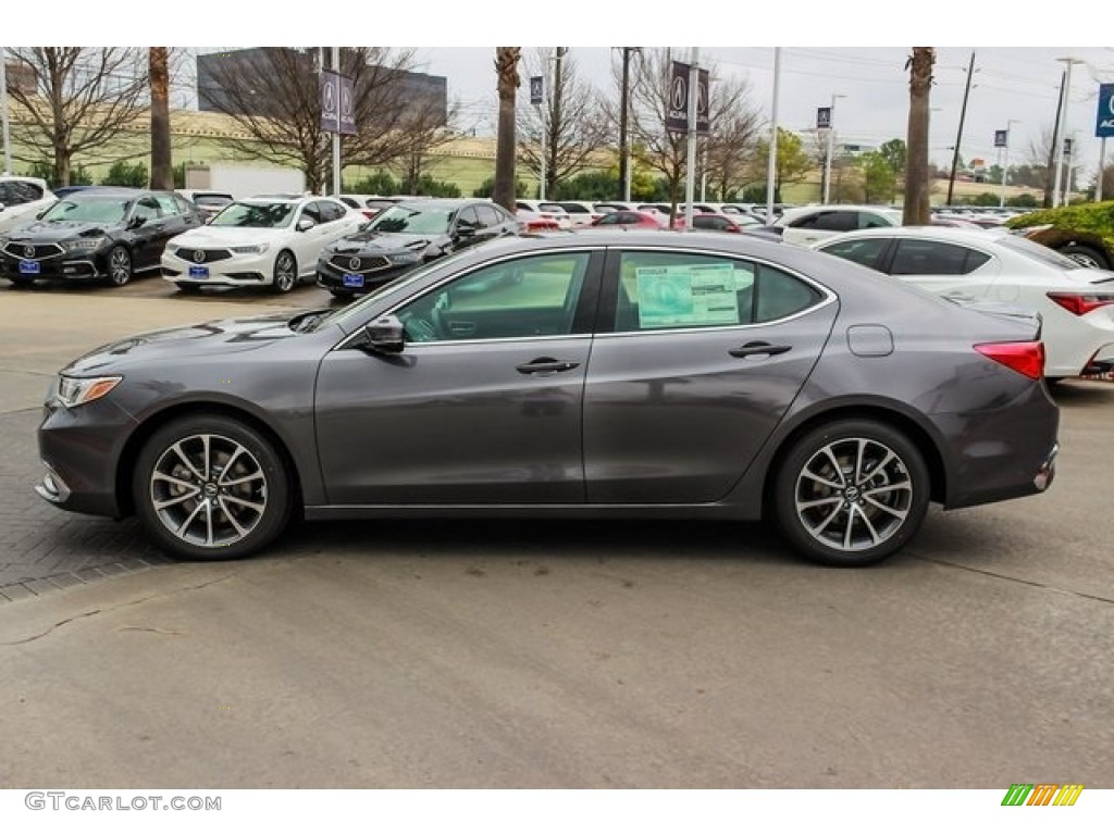 Modern Steel Metallic 2019 Acura TLX V6 Sedan Exterior Photo #131786132