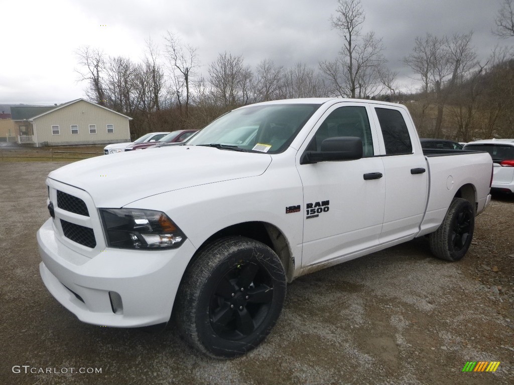 2019 1500 Classic Express Quad Cab 4x4 - Bright White / Black photo #1