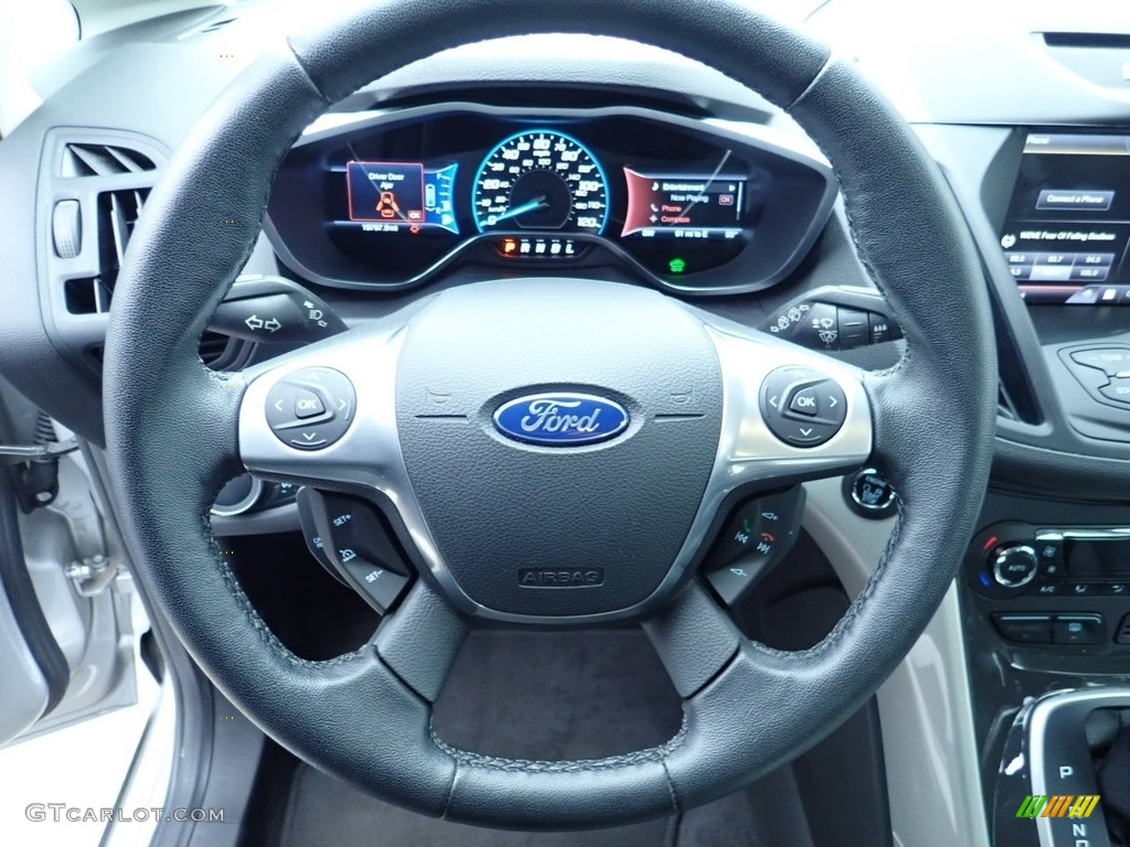 2015 C-Max Hybrid SEL - Ingot Silver Metallic / Charcoal Black photo #22
