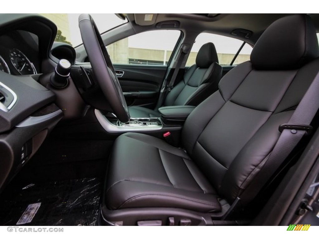 Ebony Interior 2019 Acura TLX V6 Sedan Photo #131786243
