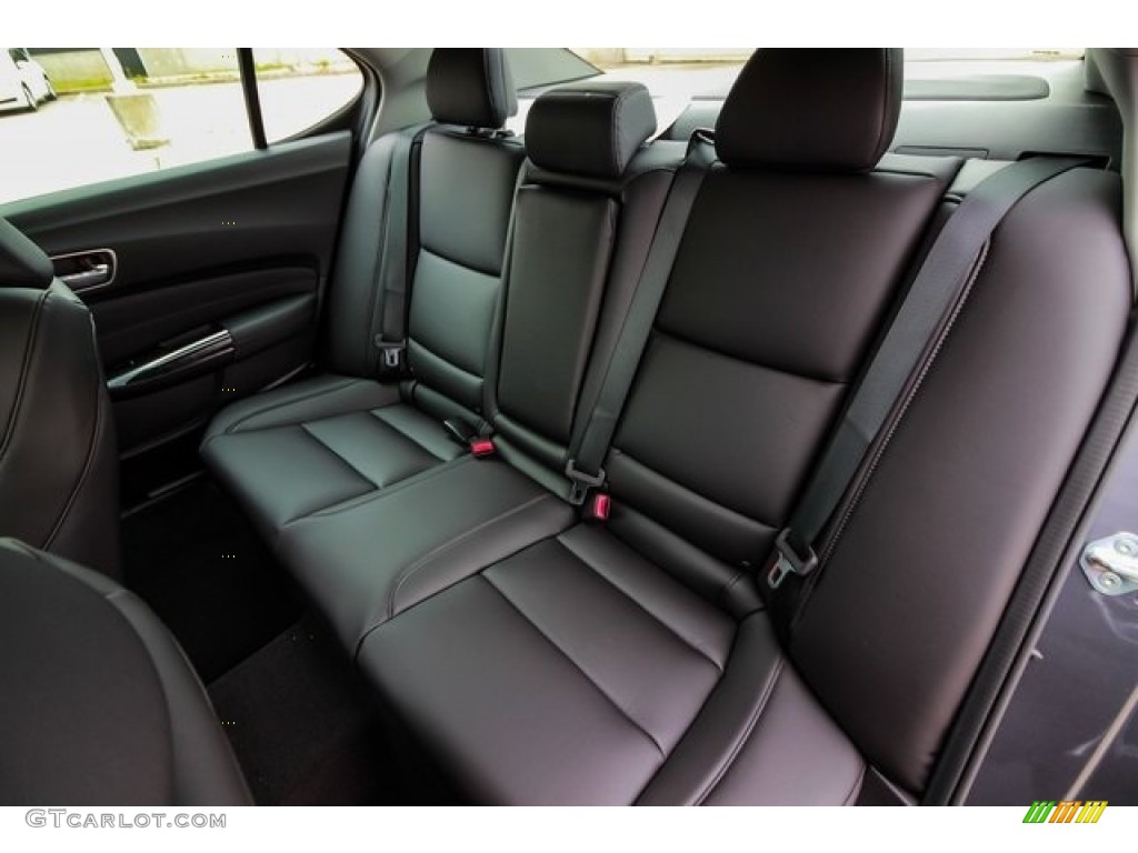 Ebony Interior 2019 Acura TLX V6 Sedan Photo #131786261