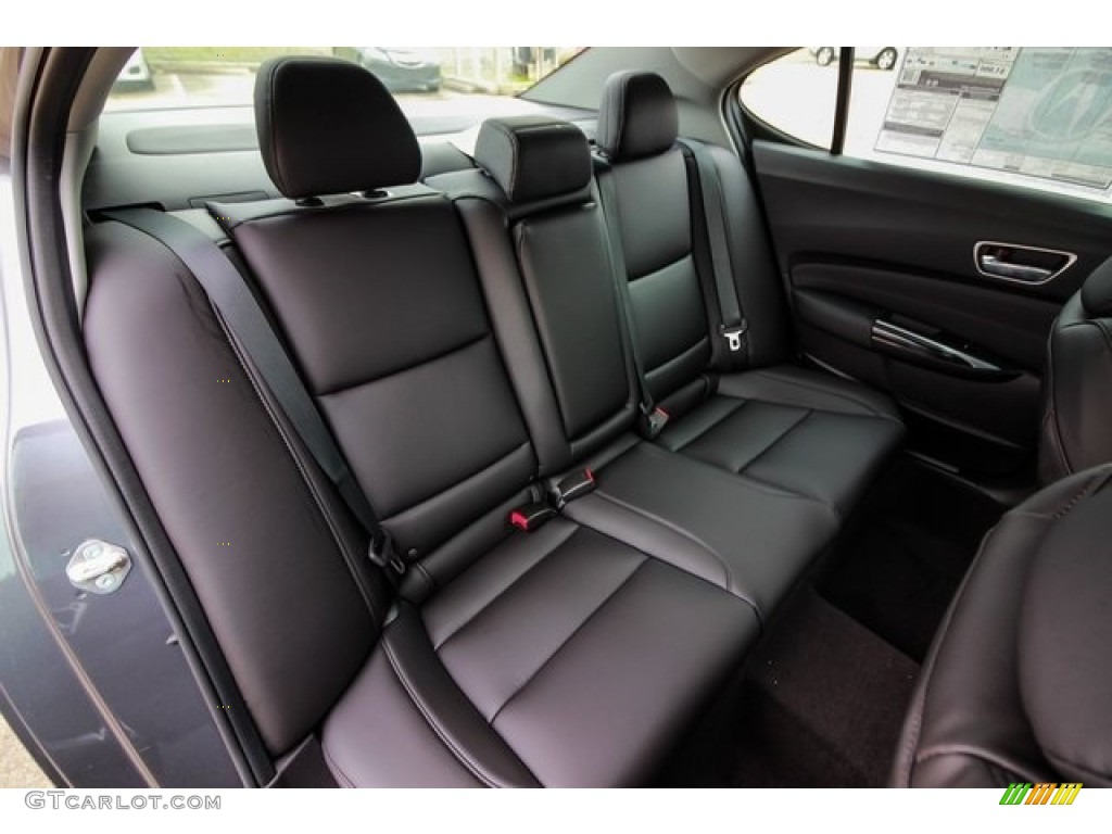 Ebony Interior 2019 Acura TLX V6 Sedan Photo #131786285