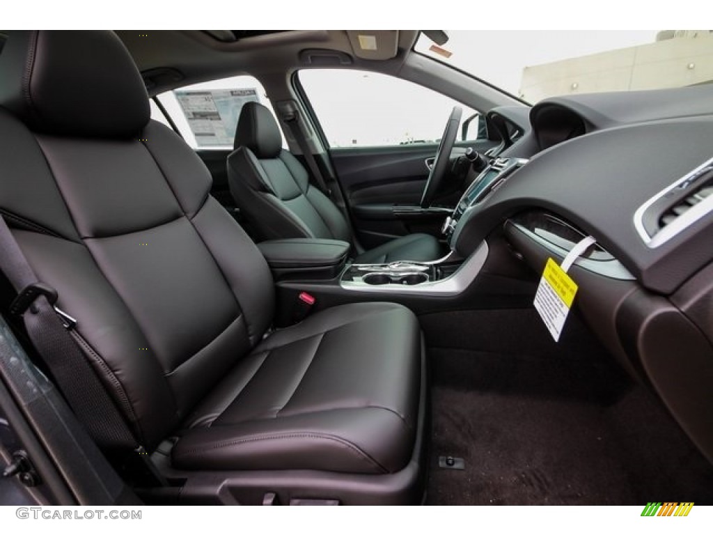 Ebony Interior 2019 Acura TLX V6 Sedan Photo #131786303