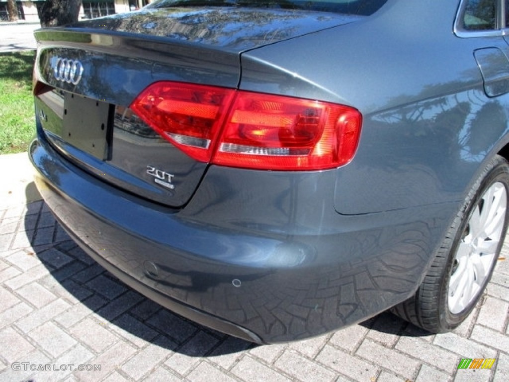 2009 A4 2.0T Premium quattro Sedan - Meteor Grey Pearl Effect / Light Grey photo #20