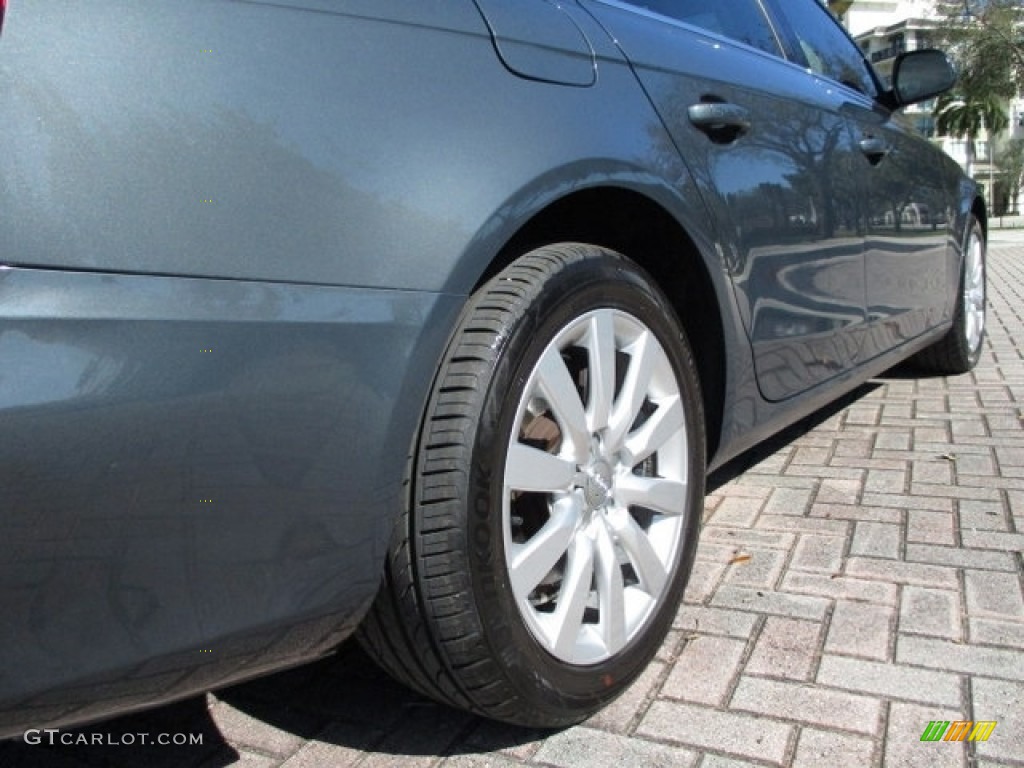 2009 A4 2.0T Premium quattro Sedan - Meteor Grey Pearl Effect / Light Grey photo #31