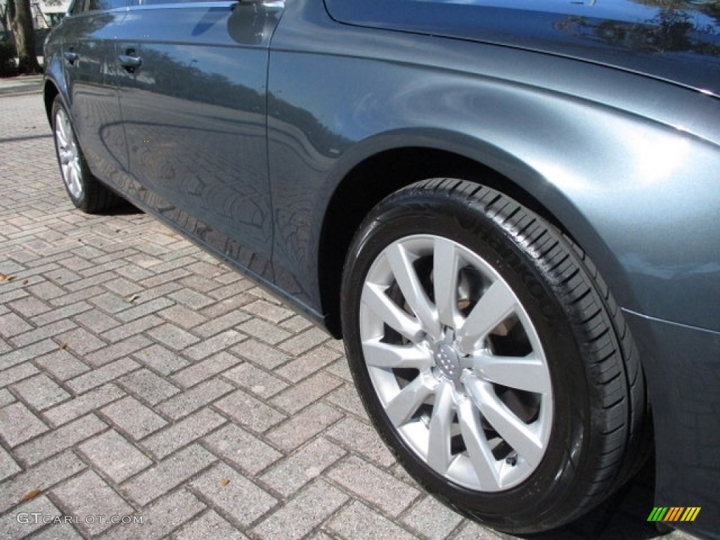 2009 A4 2.0T Premium quattro Sedan - Meteor Grey Pearl Effect / Light Grey photo #34