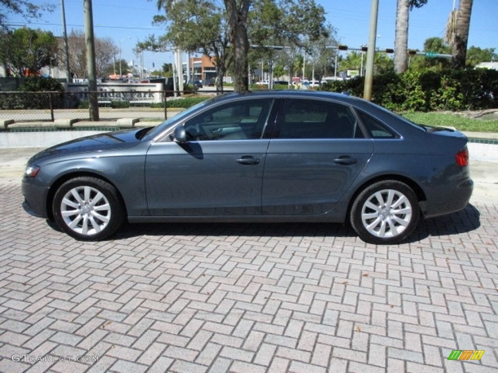 2009 A4 2.0T Premium quattro Sedan - Meteor Grey Pearl Effect / Light Grey photo #37
