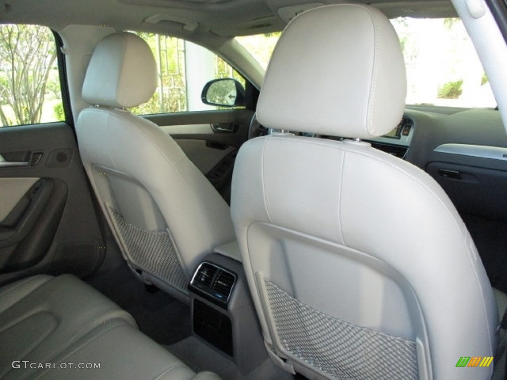 2009 A4 2.0T Premium quattro Sedan - Meteor Grey Pearl Effect / Light Grey photo #61