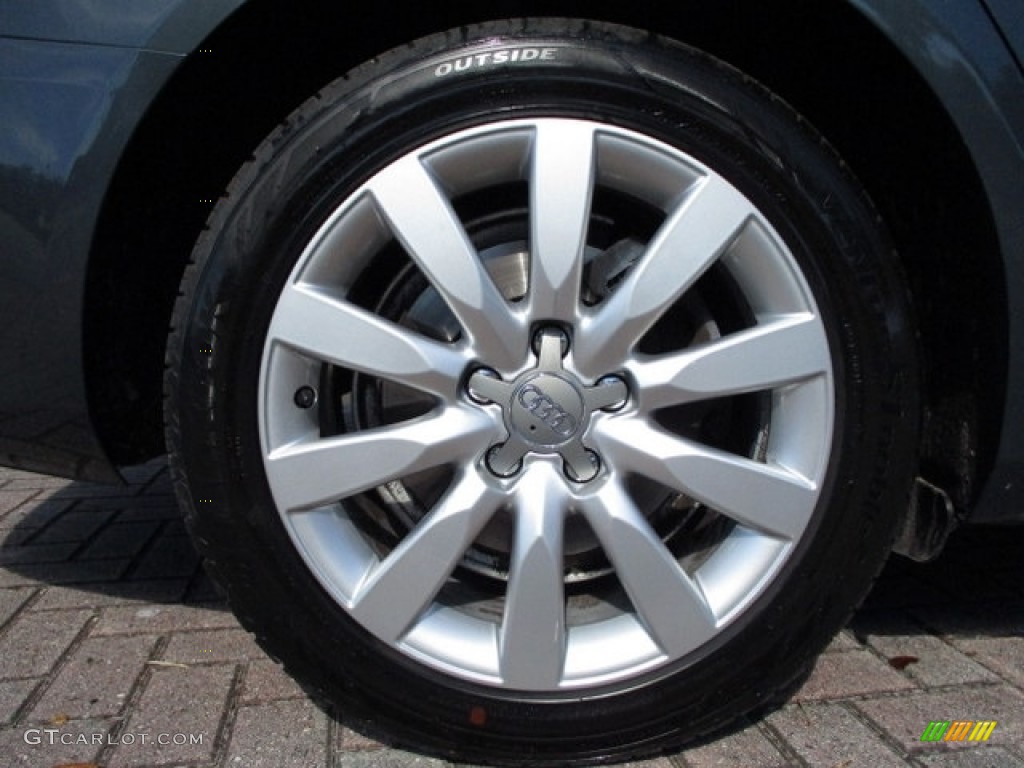 2009 A4 2.0T Premium quattro Sedan - Meteor Grey Pearl Effect / Light Grey photo #80