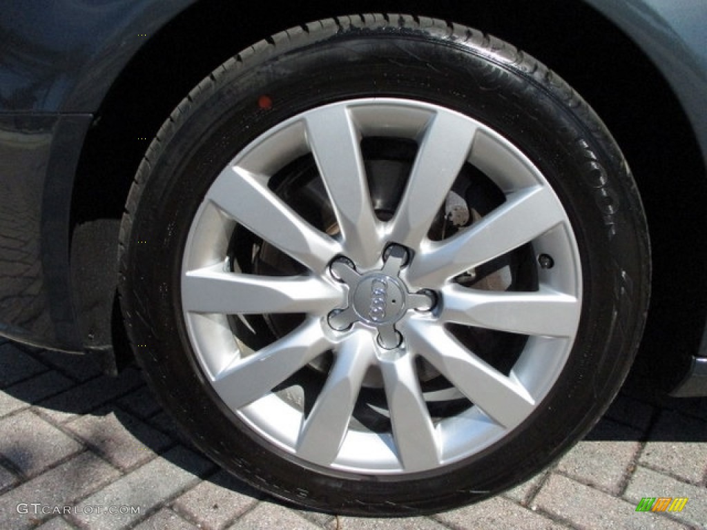 2009 A4 2.0T Premium quattro Sedan - Meteor Grey Pearl Effect / Light Grey photo #86