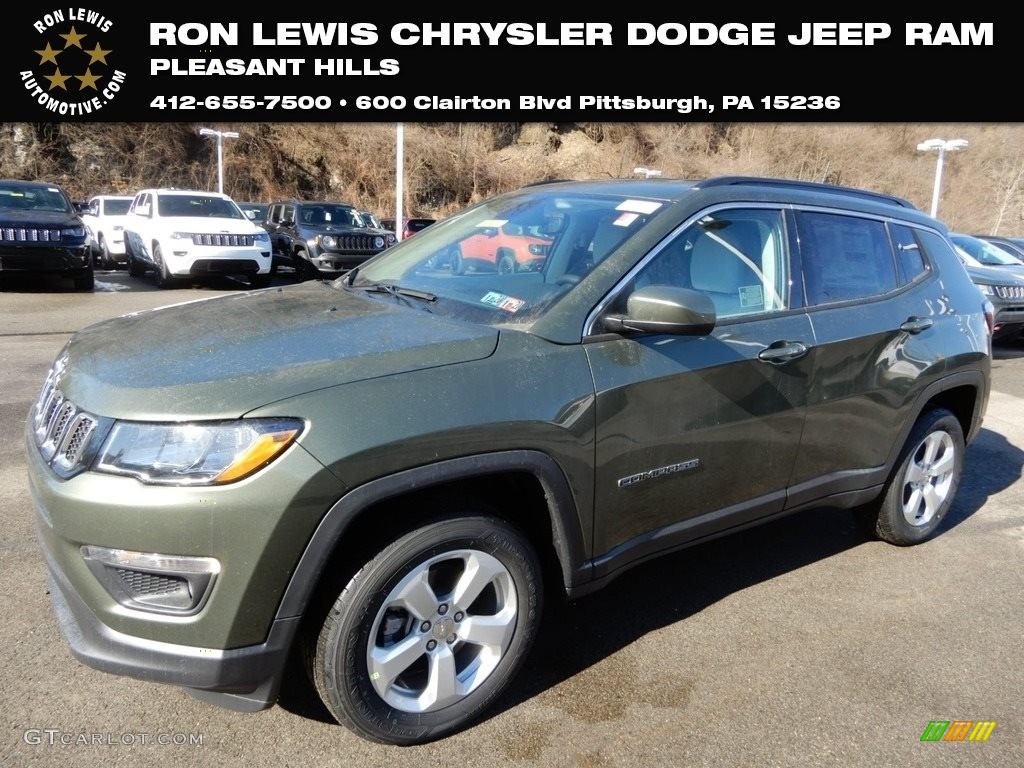 Olive Green Pearl Jeep Compass