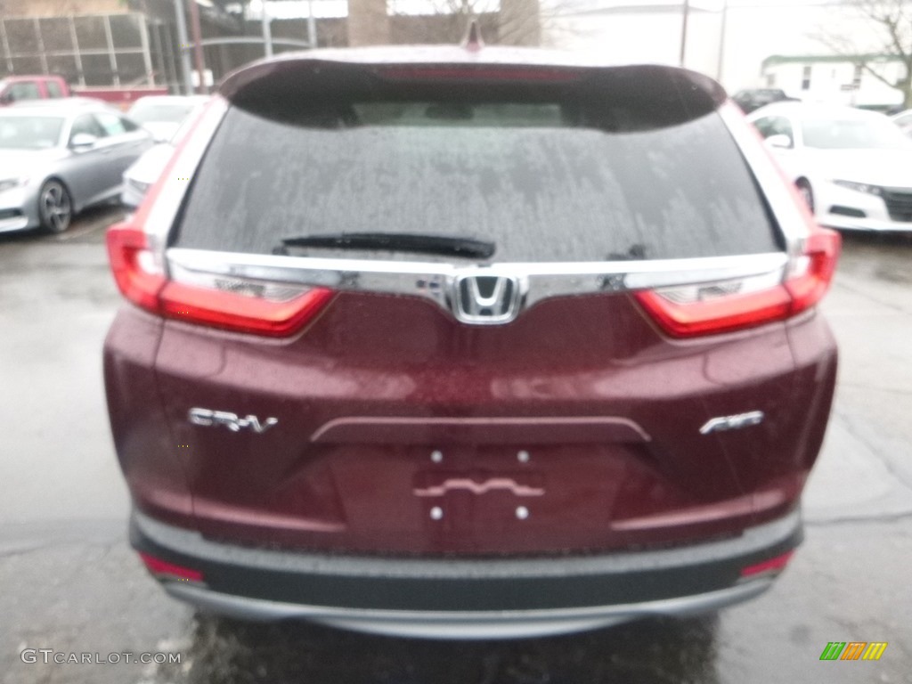 2019 CR-V EX-L AWD - Basque Red Pearl II / Gray photo #3