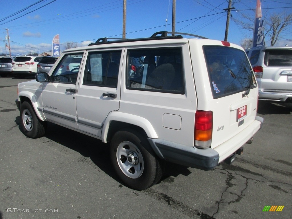 2001 Cherokee Sport - Stone White / Agate photo #5