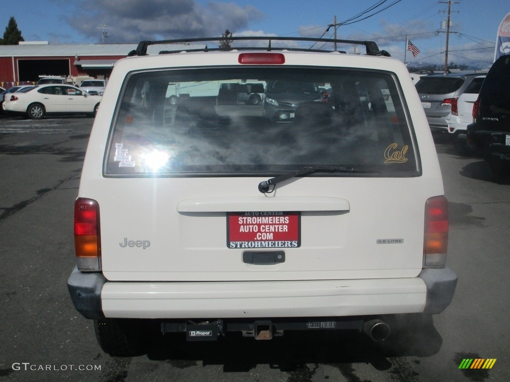 2001 Cherokee Sport - Stone White / Agate photo #6