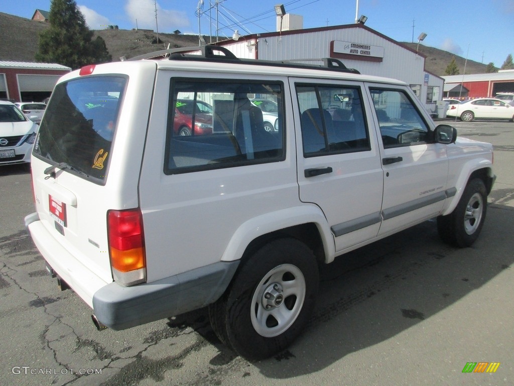 2001 Cherokee Sport - Stone White / Agate photo #7