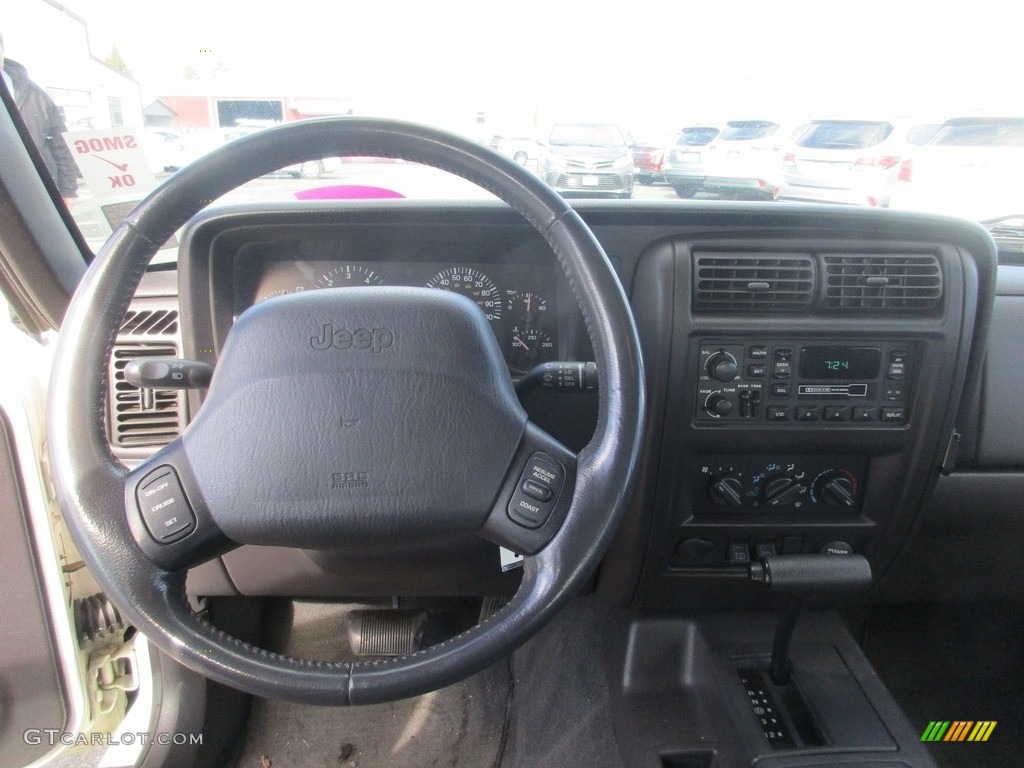2001 Cherokee Sport - Stone White / Agate photo #10
