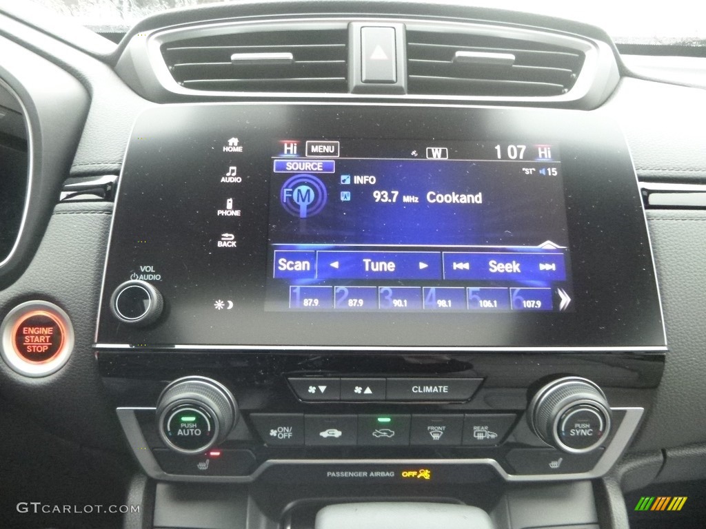 2019 CR-V EX-L AWD - Basque Red Pearl II / Gray photo #14