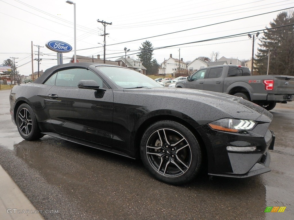 Shadow Black 2018 Ford Mustang EcoBoost Premium Convertible Exterior Photo #131789768