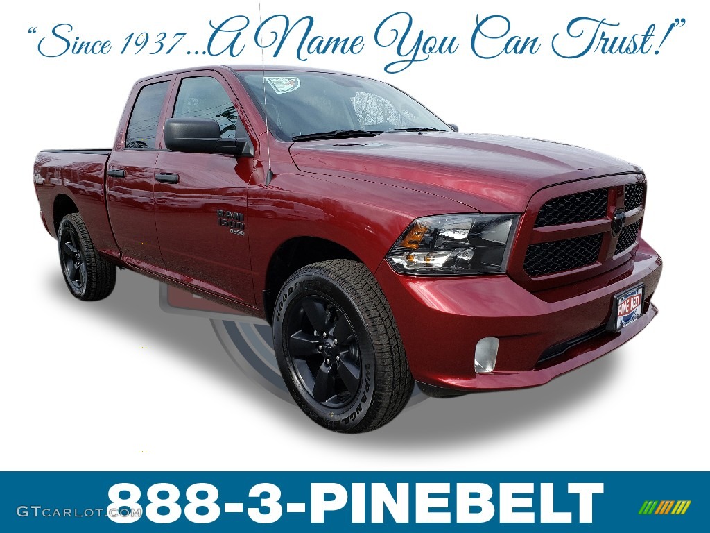 2019 1500 Classic Express Quad Cab 4x4 - Delmonico Red Pearl / Black photo #1