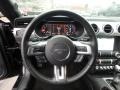 Ebony 2018 Ford Mustang EcoBoost Premium Convertible Steering Wheel