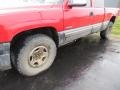 2000 Victory Red Chevrolet Silverado 1500 LS Extended Cab 4x4  photo #8