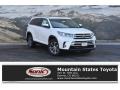 2019 Blizzard Pearl White Toyota Highlander XLE AWD  photo #1