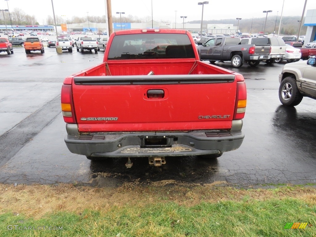 2000 Silverado 1500 LS Extended Cab 4x4 - Victory Red / Graphite photo #12
