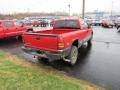 2000 Victory Red Chevrolet Silverado 1500 LS Extended Cab 4x4  photo #13