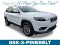 2019 Bright White Jeep Cherokee Latitude Plus 4x4  photo #1