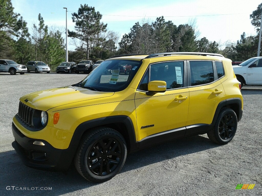 Solar Yellow Jeep Renegade