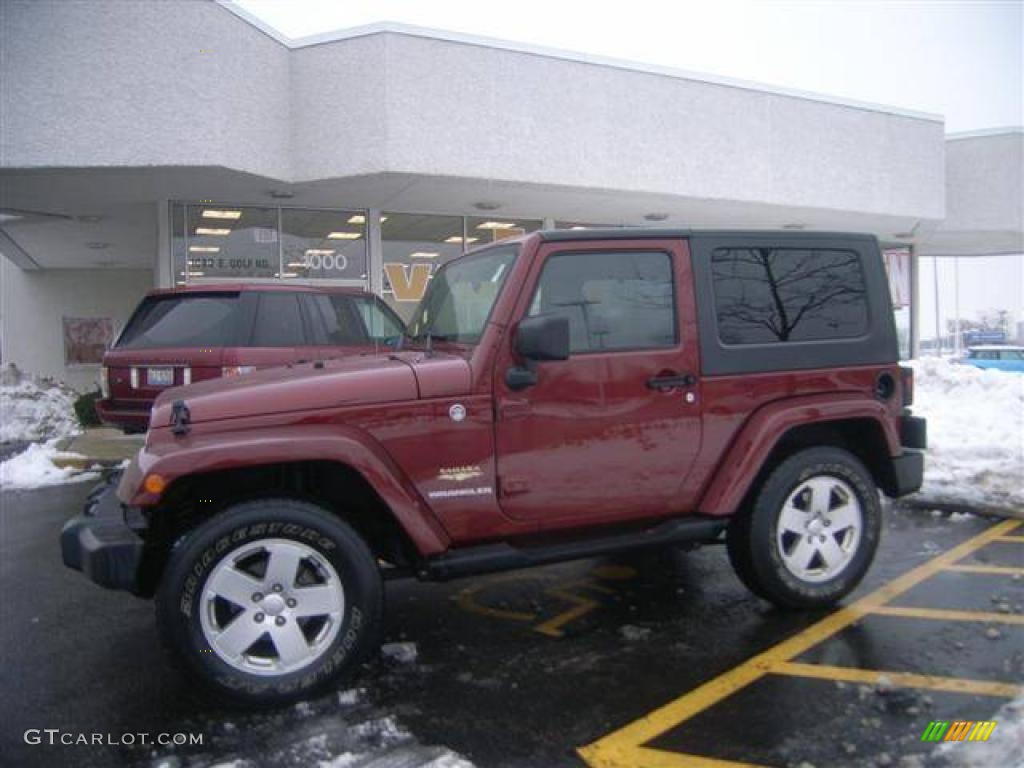 2007 Wrangler Sahara 4x4 - Red Rock Crystal Pearl / Dark Slate Gray/Medium Slate Gray photo #1