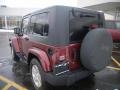 2007 Red Rock Crystal Pearl Jeep Wrangler Sahara 4x4  photo #3