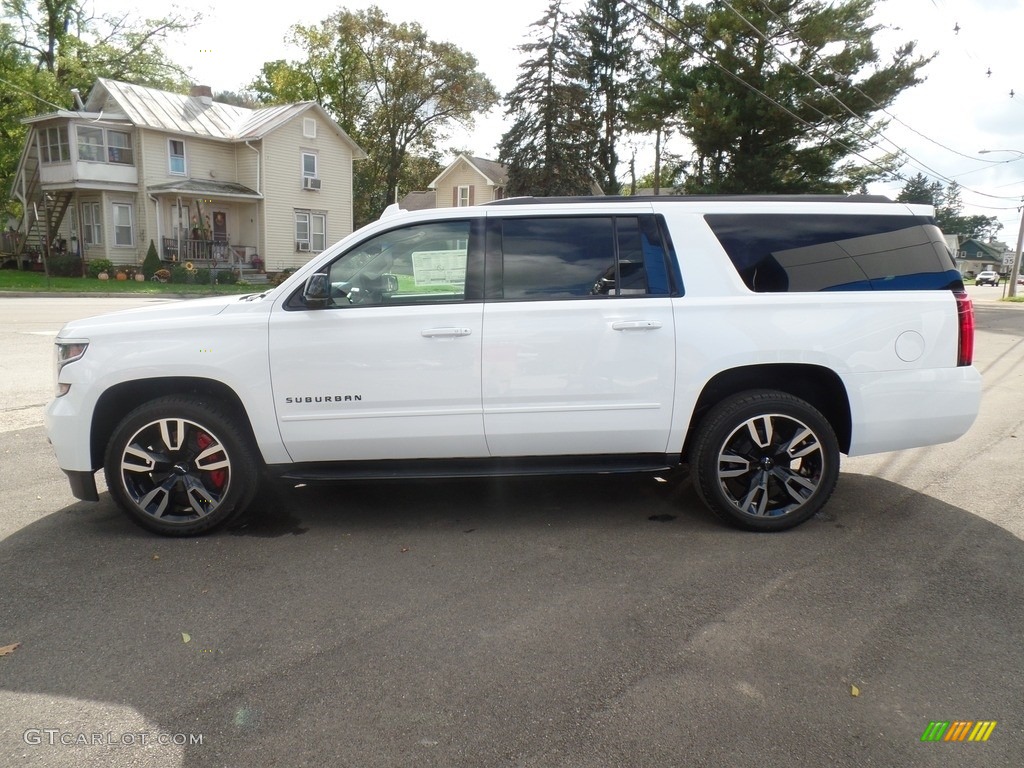 Summit White 2019 Chevrolet Suburban Premier 4WD Exterior Photo #131800043