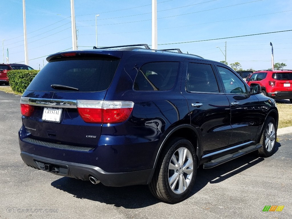 2013 Durango Crew - True Blue Pearl / Dark Graystone/Medium Graystone photo #5