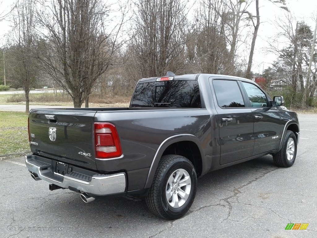 2019 1500 Laramie Crew Cab 4x4 - Granite Crystal Metallic / Black photo #6