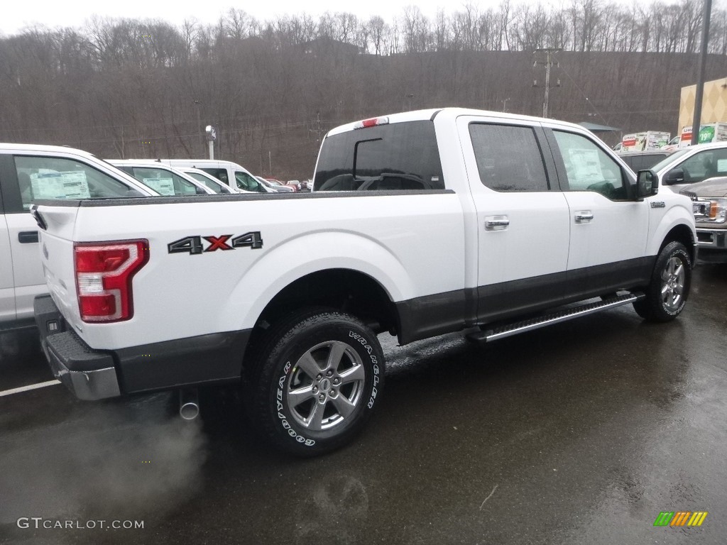 2019 F150 XLT SuperCrew 4x4 - Oxford White / Earth Gray photo #2