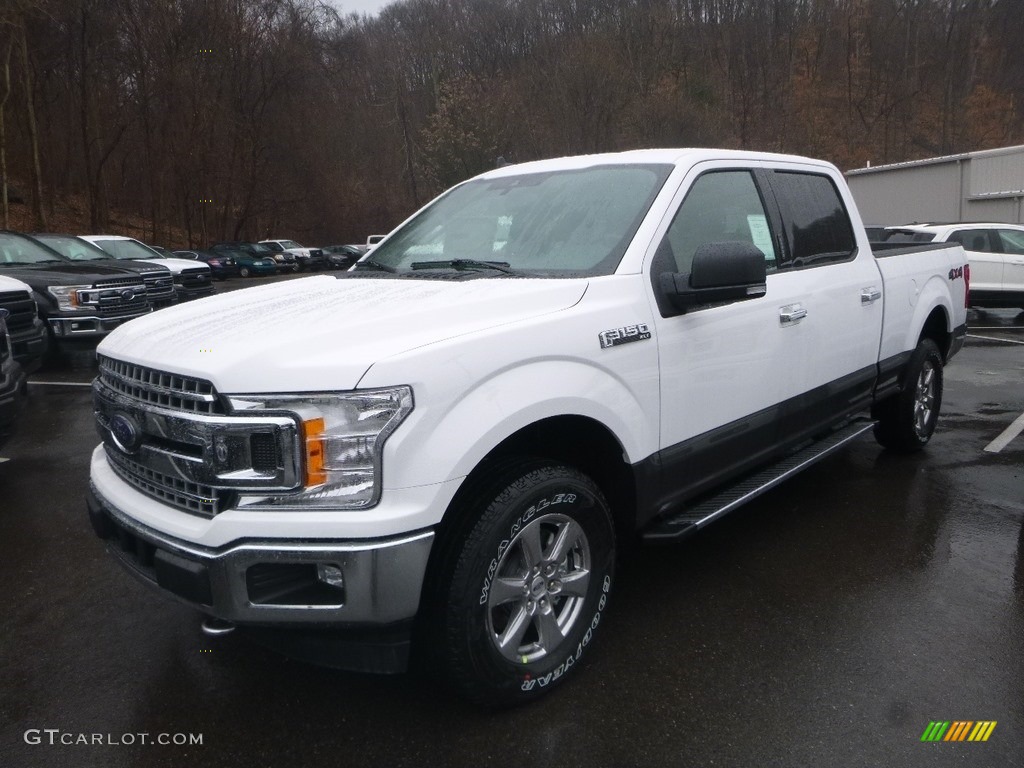 Oxford White 2019 Ford F150 XLT SuperCrew 4x4 Exterior Photo #131803250