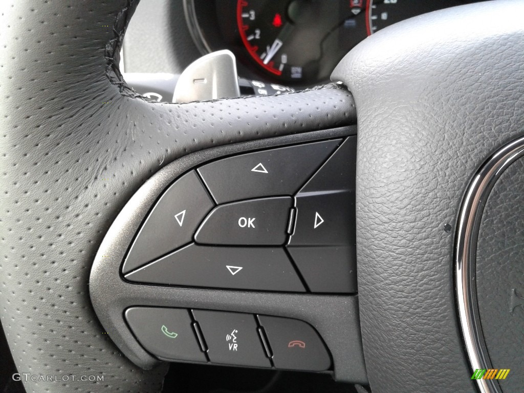 2019 Dodge Durango R/T AWD Black Steering Wheel Photo #131803415