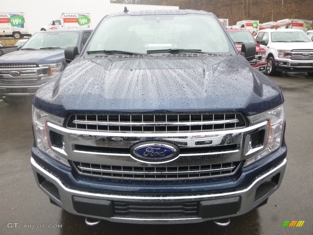 2019 F150 XLT SuperCrew 4x4 - Blue Jeans / Earth Gray photo #4