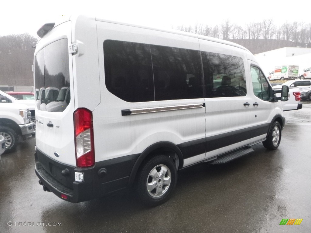 2019 Transit Passenger Wagon XLT 350 MR Long - Oxford White / Charcoal black photo #2