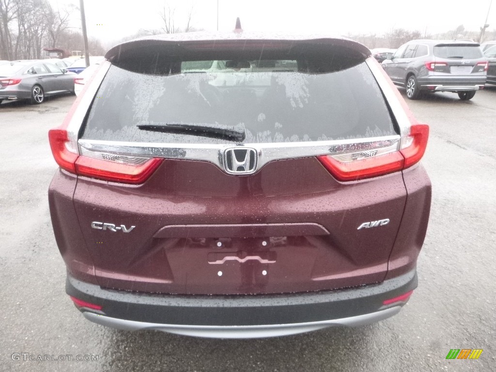 2019 CR-V EX-L AWD - Basque Red Pearl II / Gray photo #3