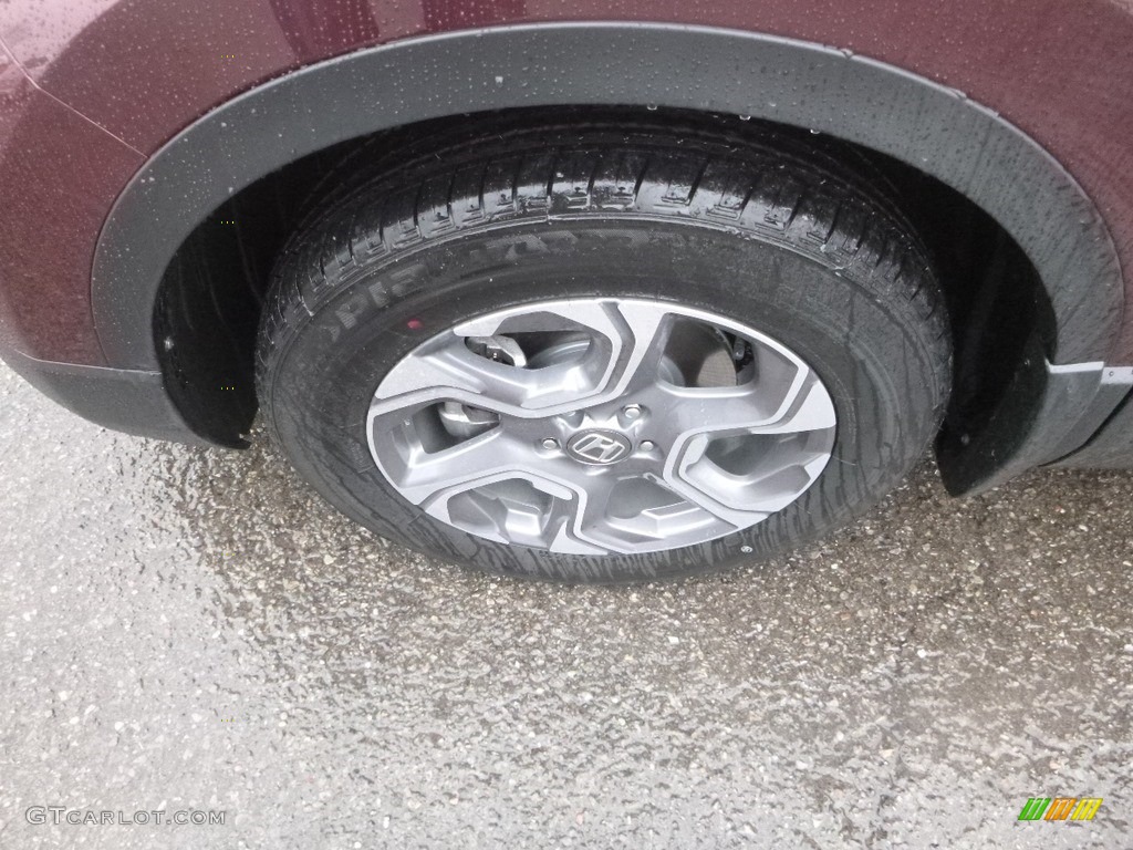 2019 CR-V EX-L AWD - Basque Red Pearl II / Gray photo #7