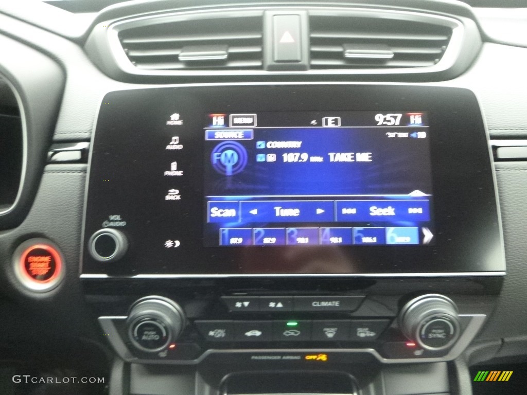 2019 CR-V EX-L AWD - Basque Red Pearl II / Gray photo #14