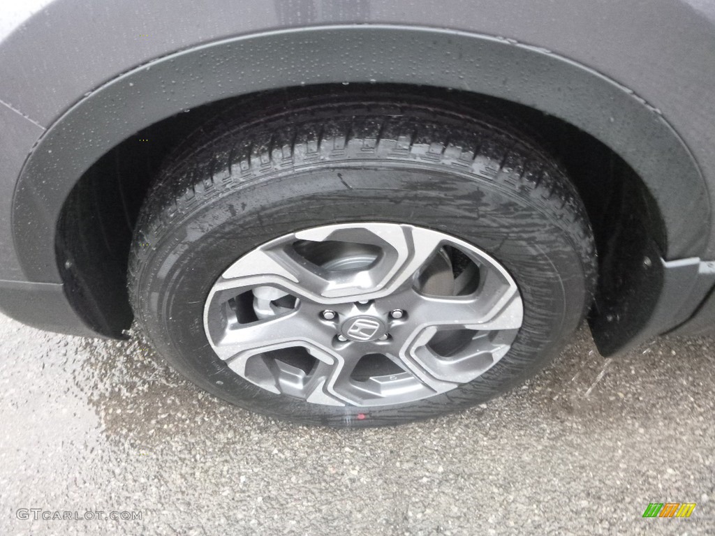 2019 CR-V EX AWD - Modern Steel Metallic / Black photo #2