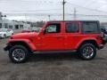 Firecracker Red - Wrangler Unlimited Sahara 4x4 Photo No. 3