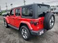Firecracker Red - Wrangler Unlimited Sahara 4x4 Photo No. 4
