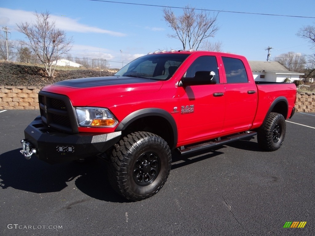 2015 2500 Tradesman Crew Cab 4x4 - Agriculture Red / Black/Diesel Gray photo #1